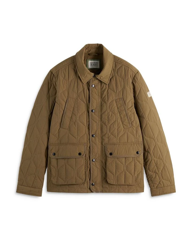 Scotch & Soda Geometric Quilted Coat 1