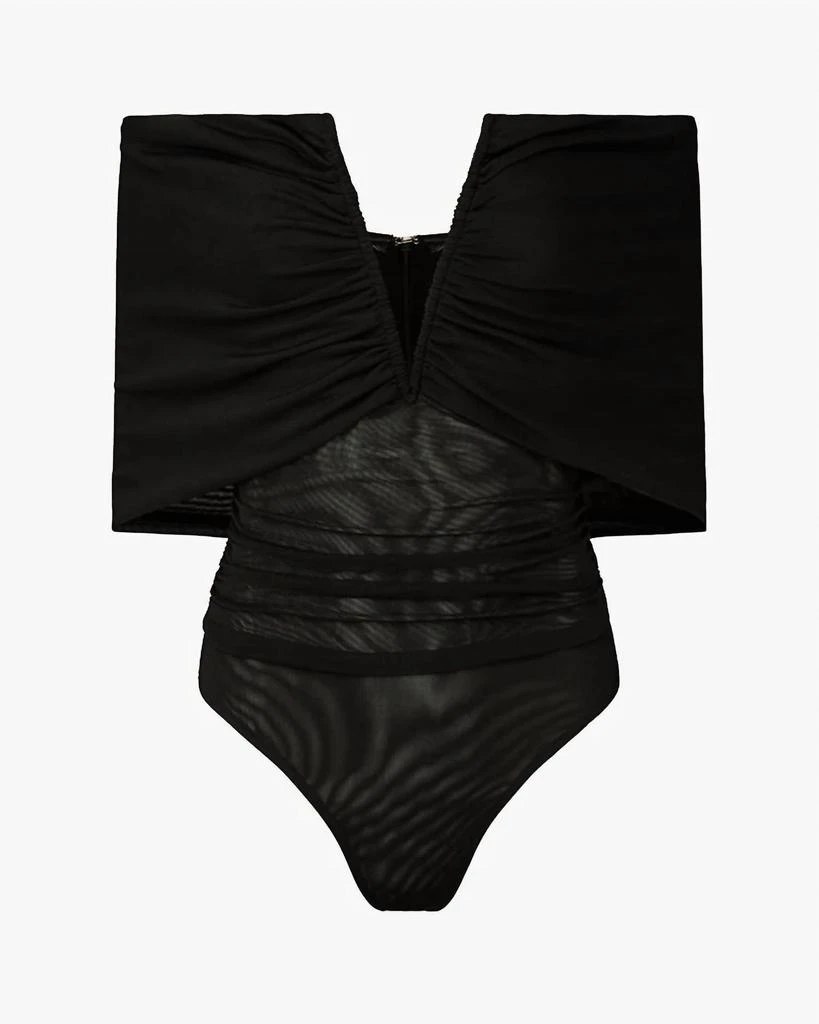 WE WORE WHAT We Wore What - Ruched Off Shoulder Bodysuit 3