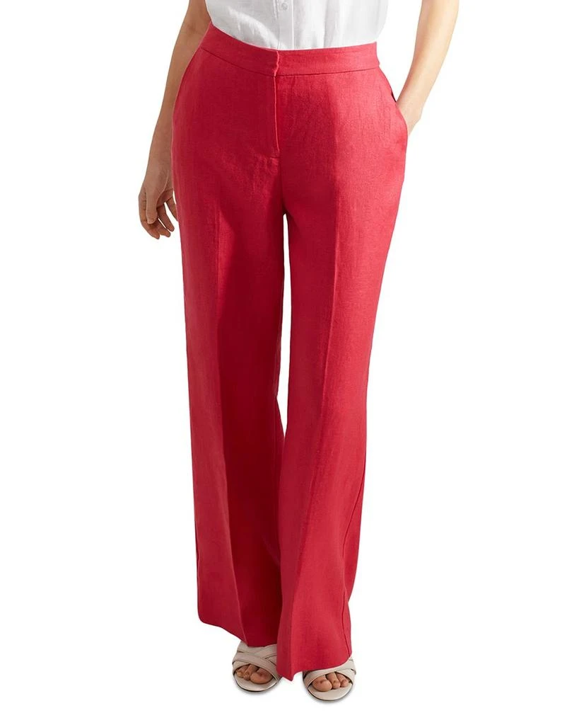 HOBBS LONDON HOBSS LONDON Mirabel Linen Wide Leg Pants 1