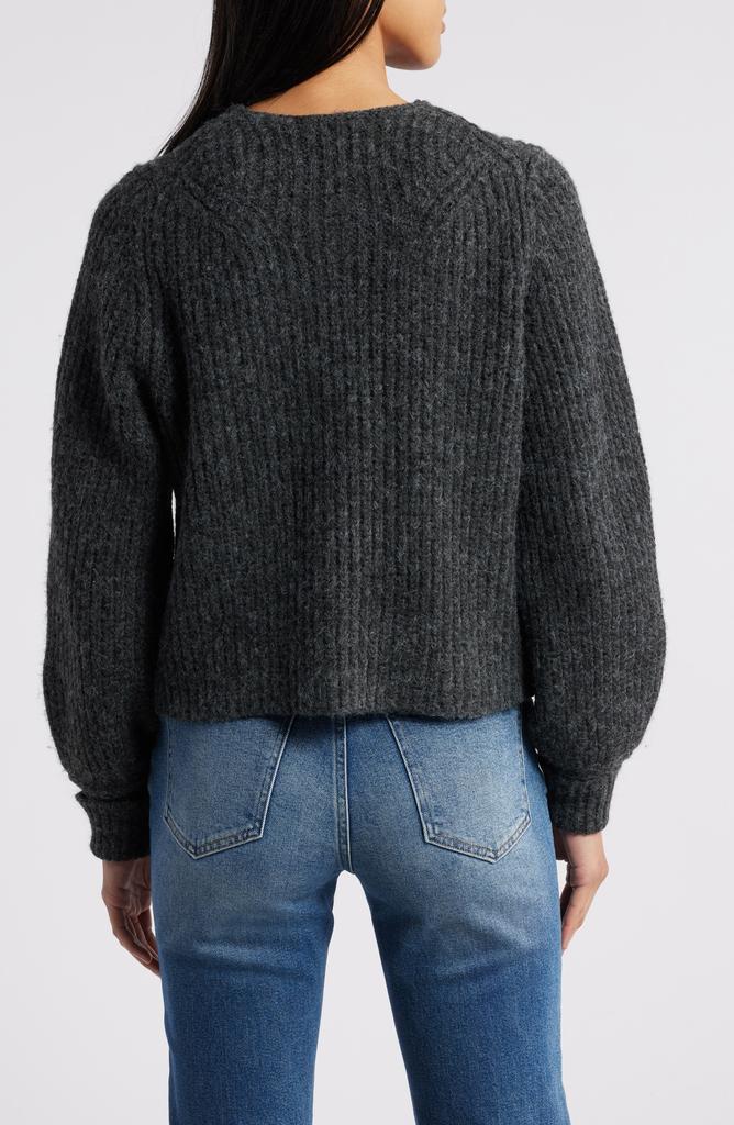Wit & Wisdom Marled Blouson Sleeve Cardigan