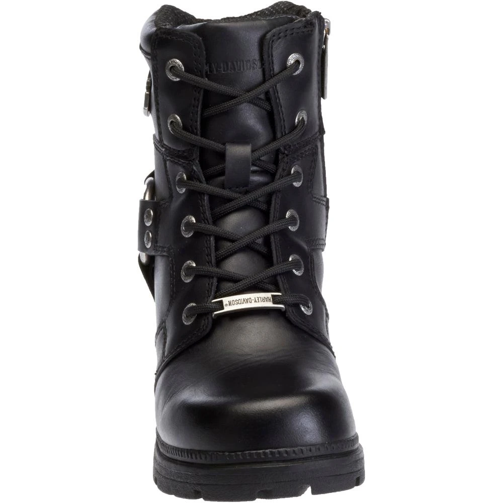 Harley Davidson Jocelyn Zippered Lace Up Motorcycle Boots 5