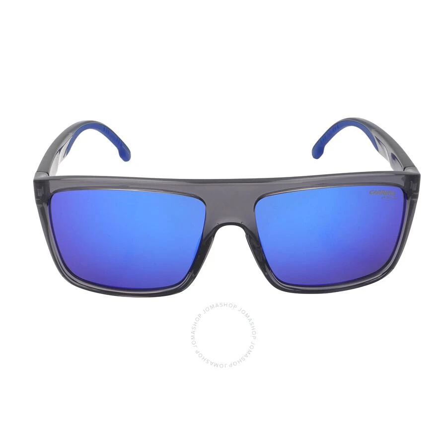 Carrera Blue Multilayer Browline Men's Sunglasses CARRERA 8055/S 0KB7/Z0 58 1