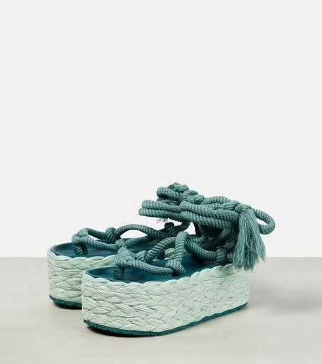 Isabel Marant Elif platform espadrille sandals 5