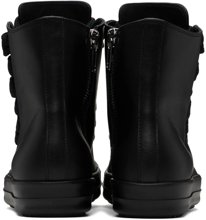 Rick Owens Black Jumbo Laced Sneakers 2