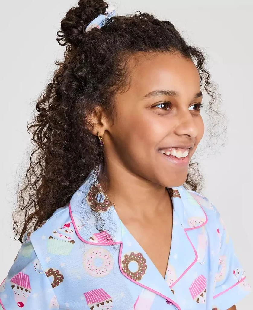 Max & Olivia Big Girls Donut-Print Pajama Set 3