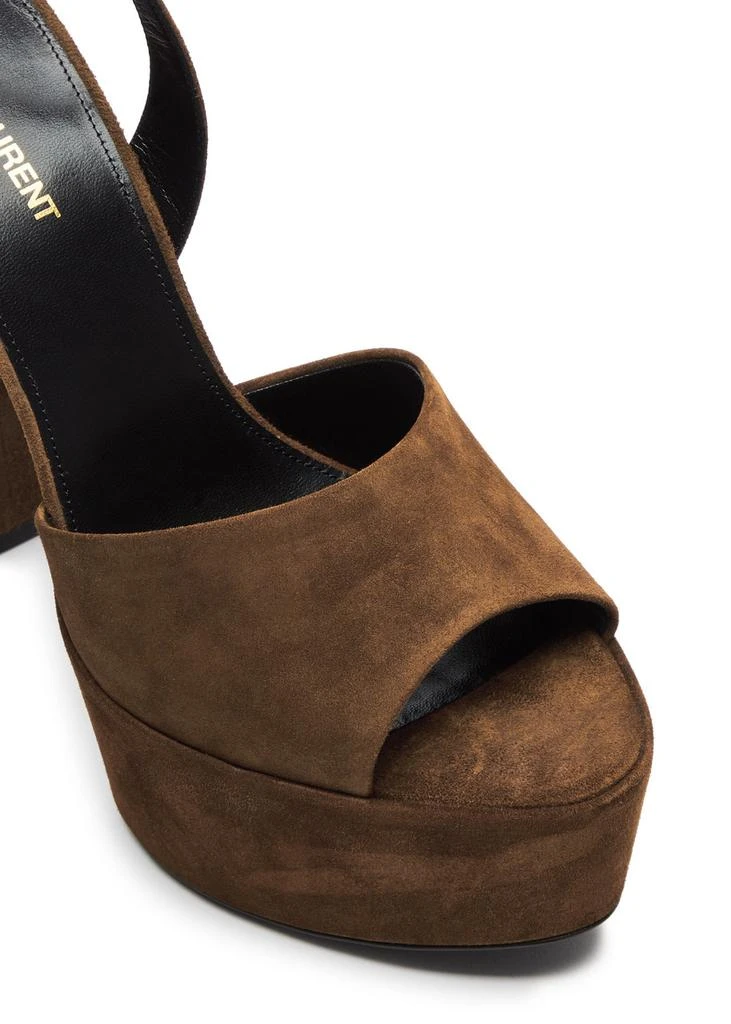 Yves Saint Laurent Sexy 95 Tanouk platform suede sandals 4