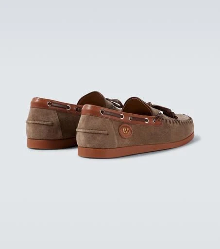 Valentino Palm Avenue suede boat shoes 6