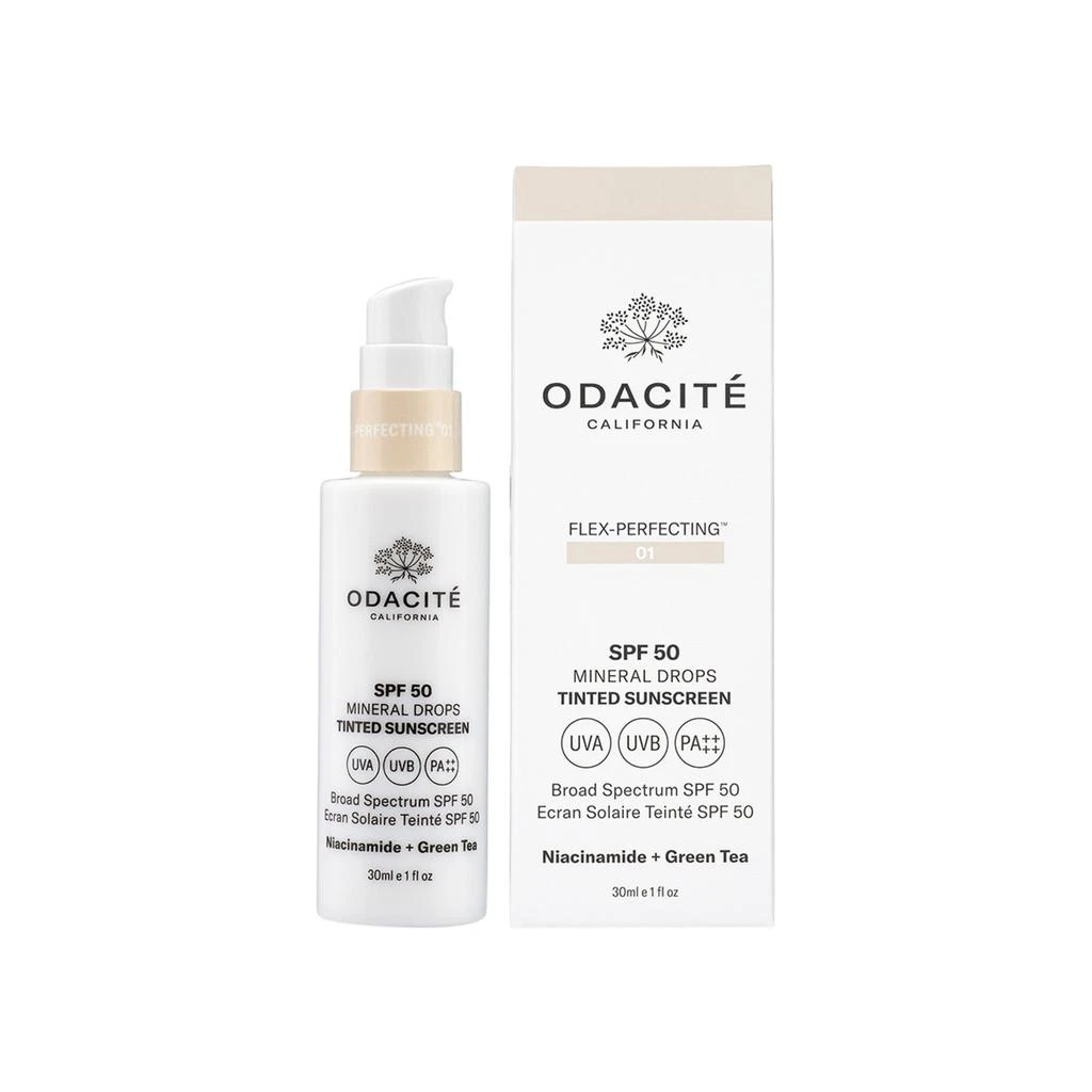 Odacité Flex-Perfecting Mineral Drops Tinted Sunscreen SPF 50 1