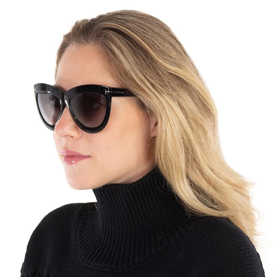 Tom Ford Doris Smoke Gradient Cat Eye Ladies Sunglasses  display picture 2