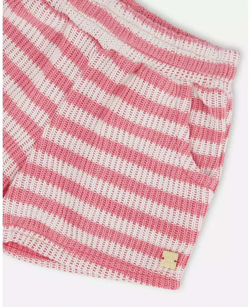 Deux par Deux Toddler Girls Striped Shorts 4