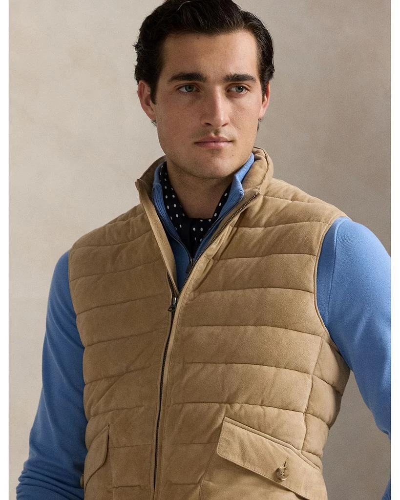 Ralph Lauren Quilted Suede Vest 4