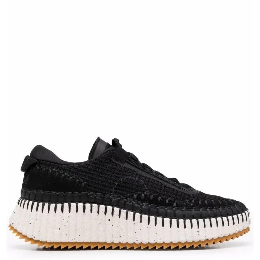 Chloé Nama Mix Material Low-Top Sneakers 1