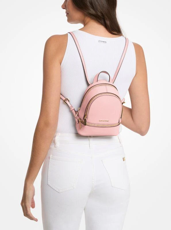 Michael Kors Rhea Extra-Small Pebbled Leather Backpack 3