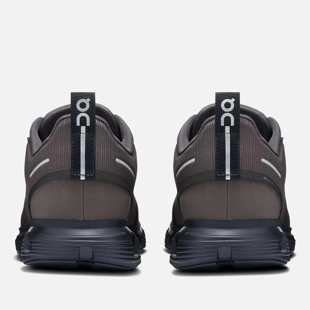 On Men's Cloud 6 Waterproof Running Trainers - Thorn/Black 4