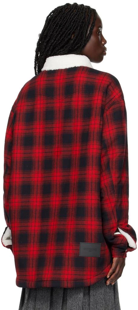 We11done Red Check Jacket 3