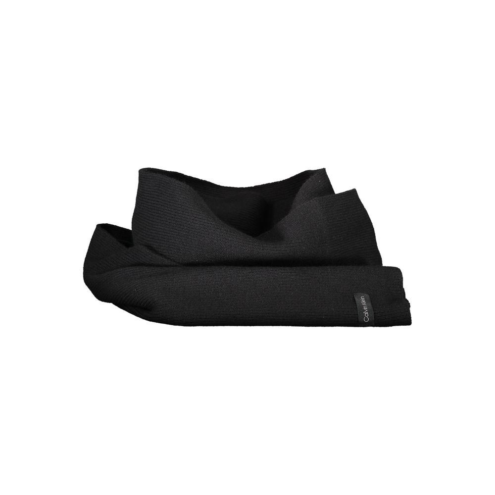 Calvin Klein Calvin Klein Black Cotton Scarf