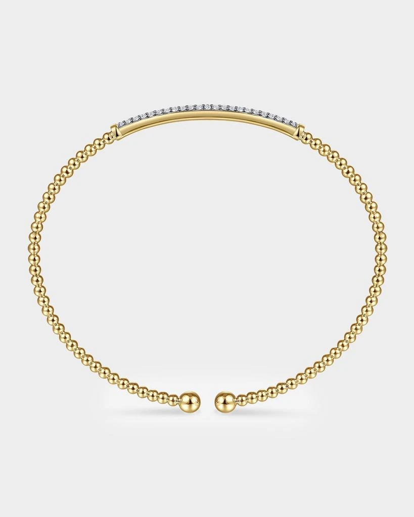 Gabriel
Co 14K Yellow Gold Bujukan Diamond Bar Split Bangle 3