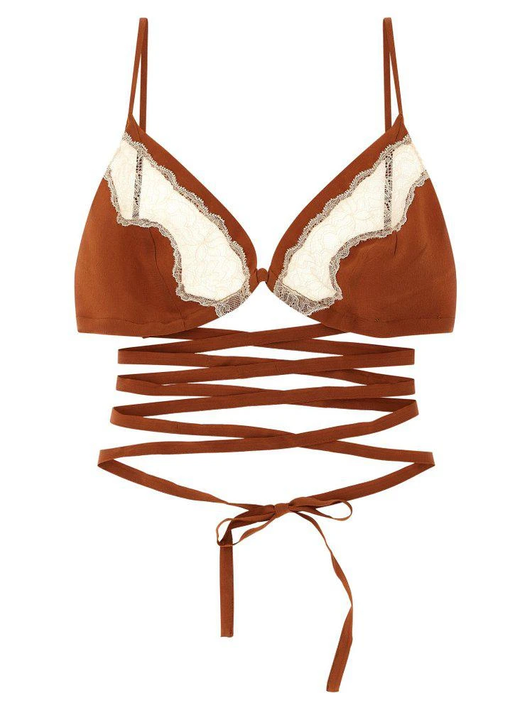 Jejia Jejia Anna Lace Wrap Triangle Bra