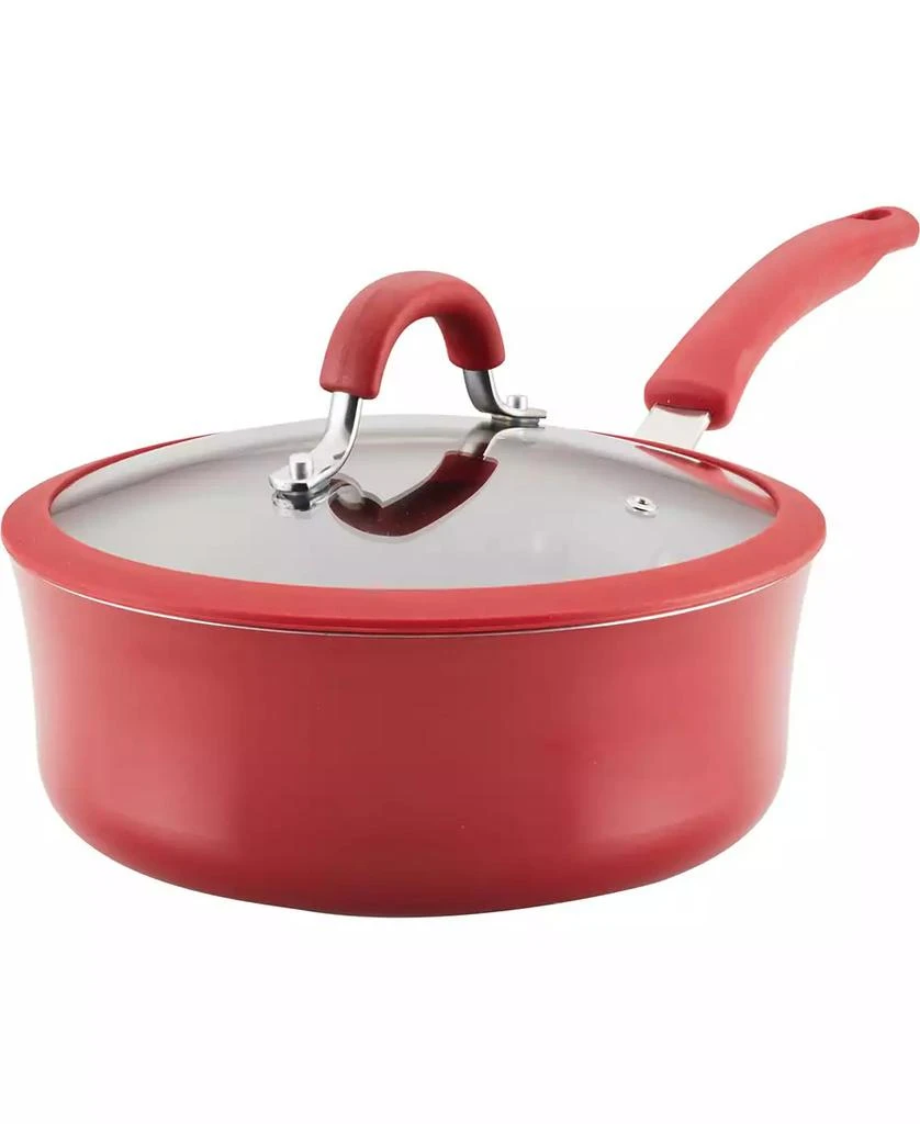 Rachael Ray Cook + Create Aluminum Nonstick Saute Pan with Lid