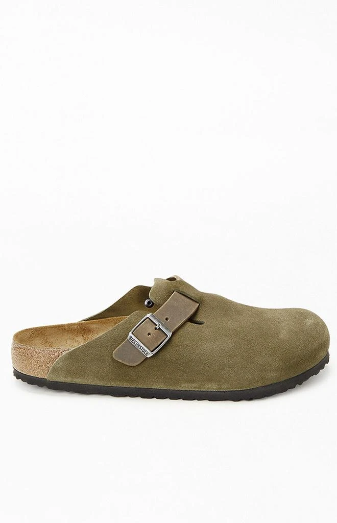Birkenstock Boston Mixed Leather Clog Thyme 1
