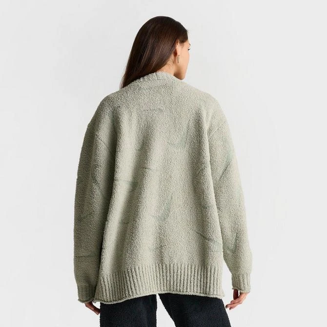 NIKE Women's Nike Sportswear Phoenix Cozy Knit Allover Print Cardigan 4