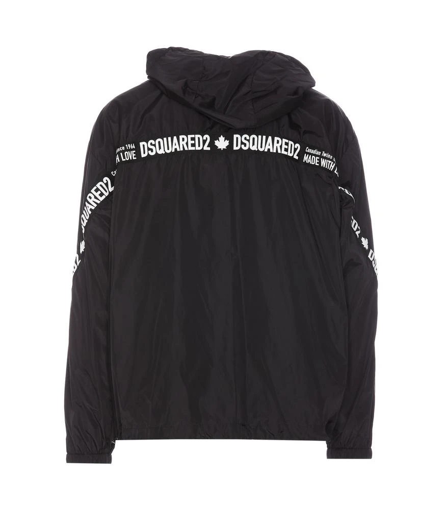 DSQUARED2 Dsquared2 Zip-Up Long-Sleeved Windbreaker Jacket 2