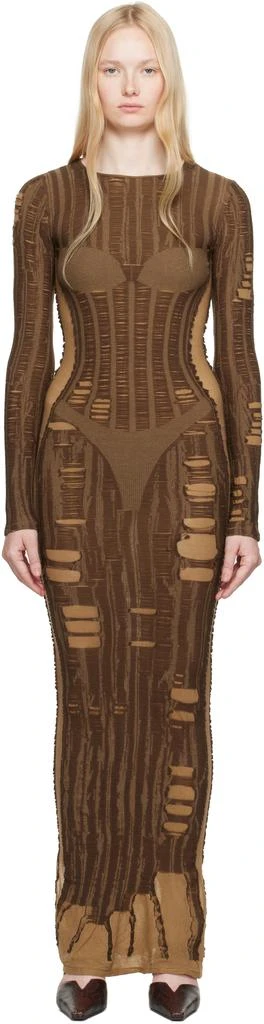 Diesel Brown M-Calimera Maxi Dress 1