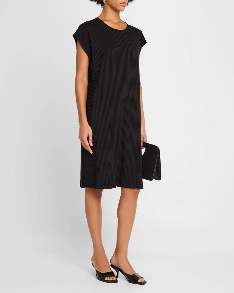 Eileen Fisher Ribbed Scoop-Neck T-Shirt Dress 4