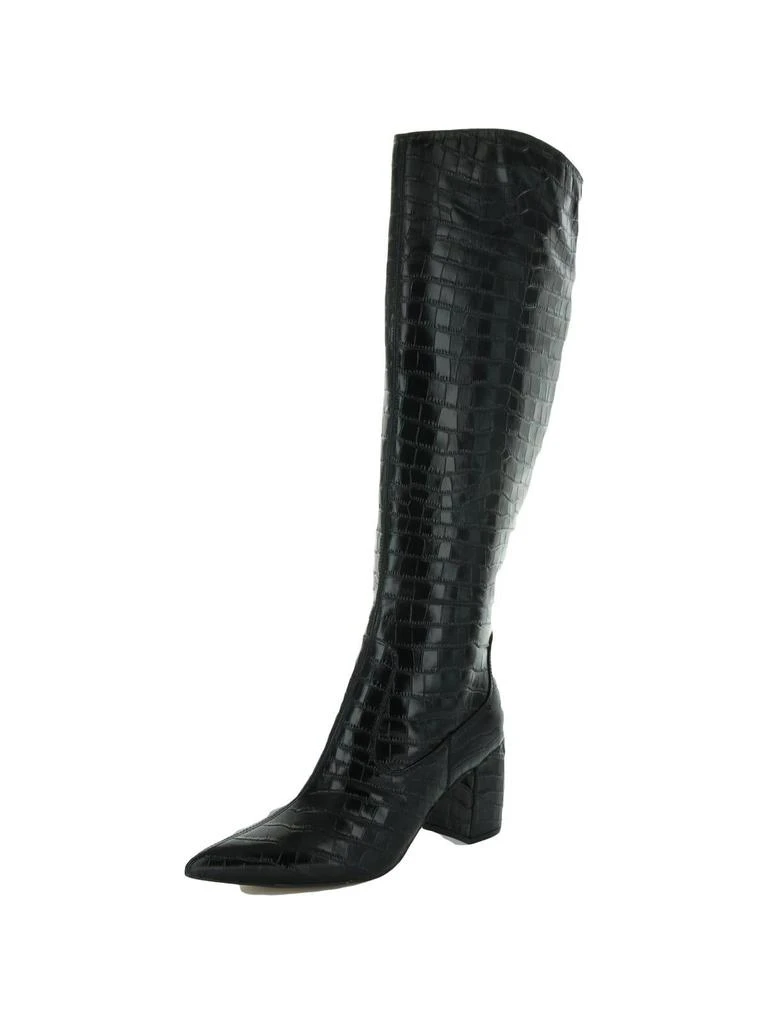 Marc Fisher Retie 4 Womens Leather Embossed Over-The-Knee Boots 1