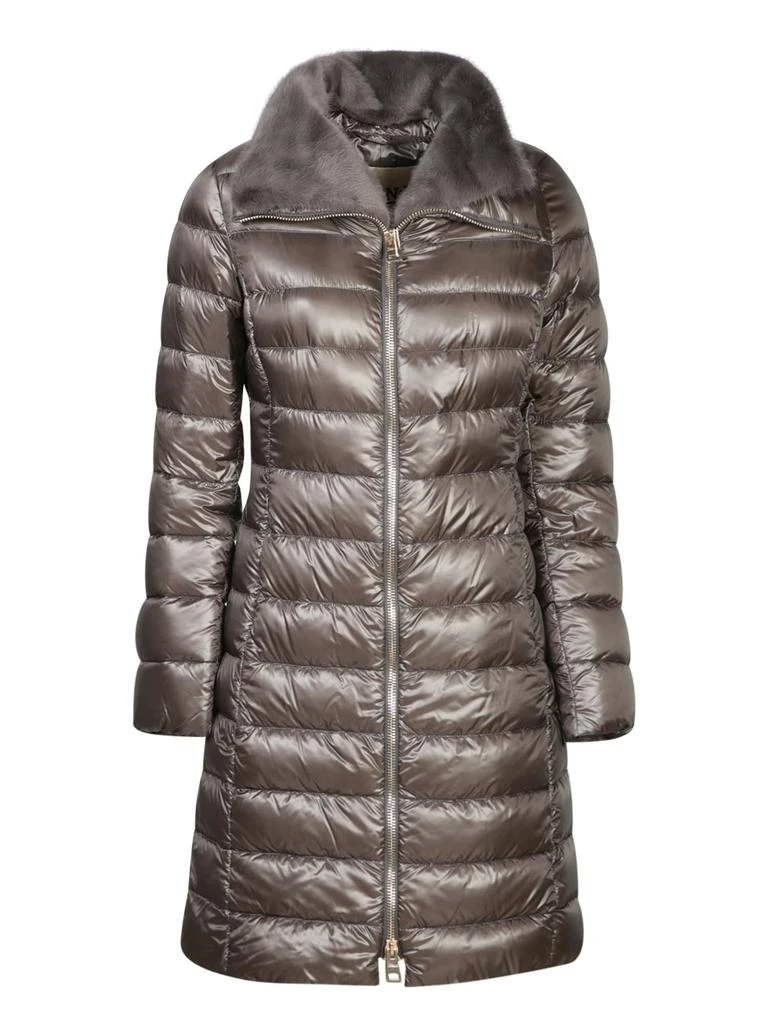 Herno Elisa Long Ecofur Anthracite Jacket 1