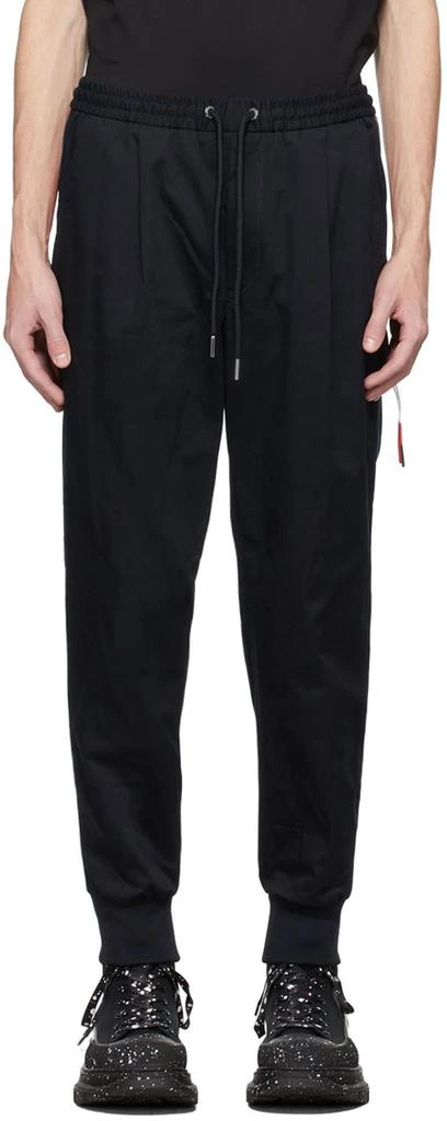 Moncler Navy Twill Trousers 1