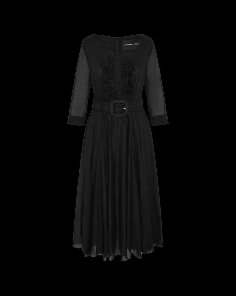 SAMANTHA SUNG Samantha Sung Aster 3/4 Sleeves Midi Dress 1