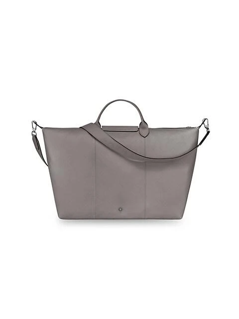 Longchamp Large Le Pliage Cuir 18" Travel Bag 3