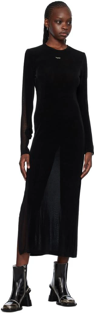 lesugiatelier Black Ribbon Maxi Dress 4