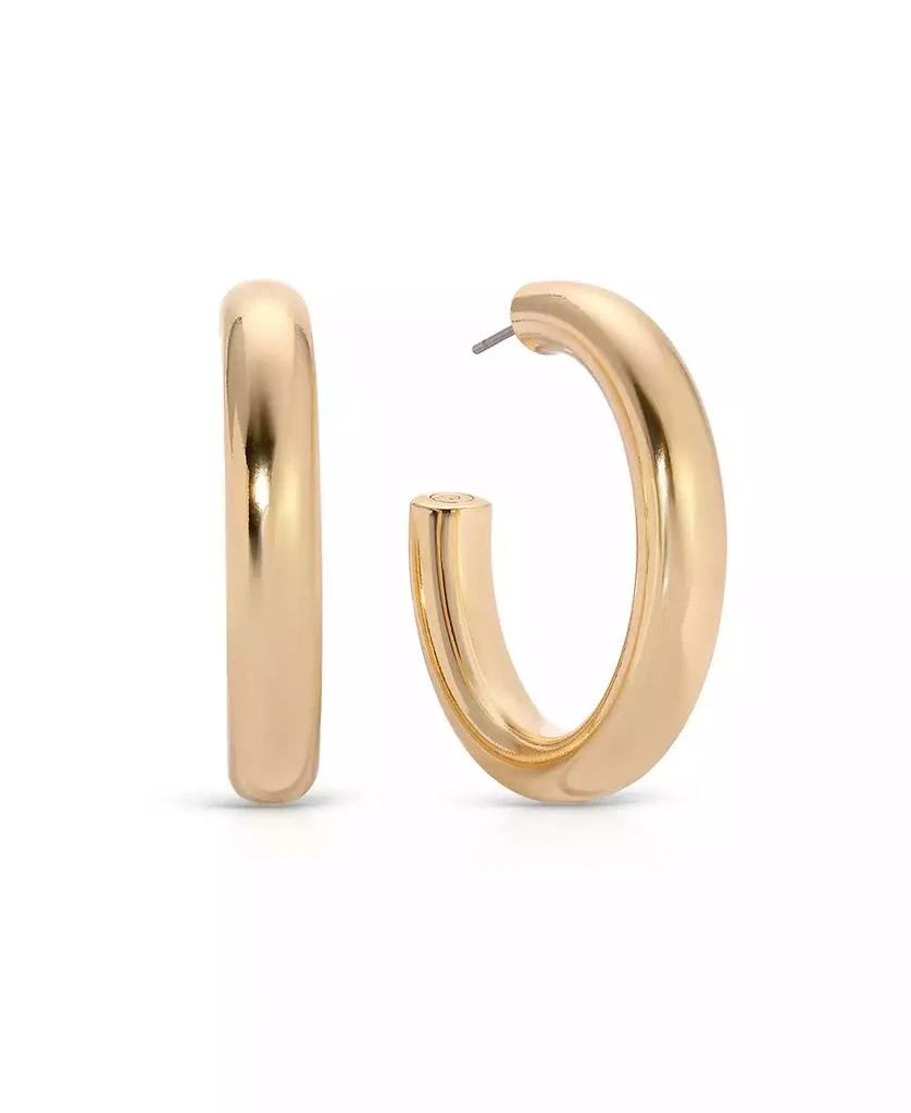 Ettika Jewelry Medium Thick Classic Hoop Earrings 1