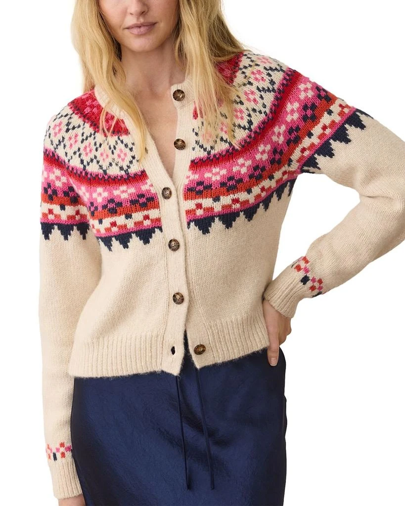 Marine Layer Ava Fair Isle Cardigan 5