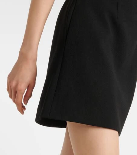 REBECCA VALLANCE Lumi floral-appliqué lamé minidress 5