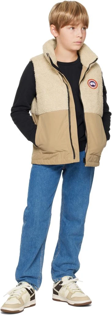 Canada Goose Kids Beige Elora Down Vest 4