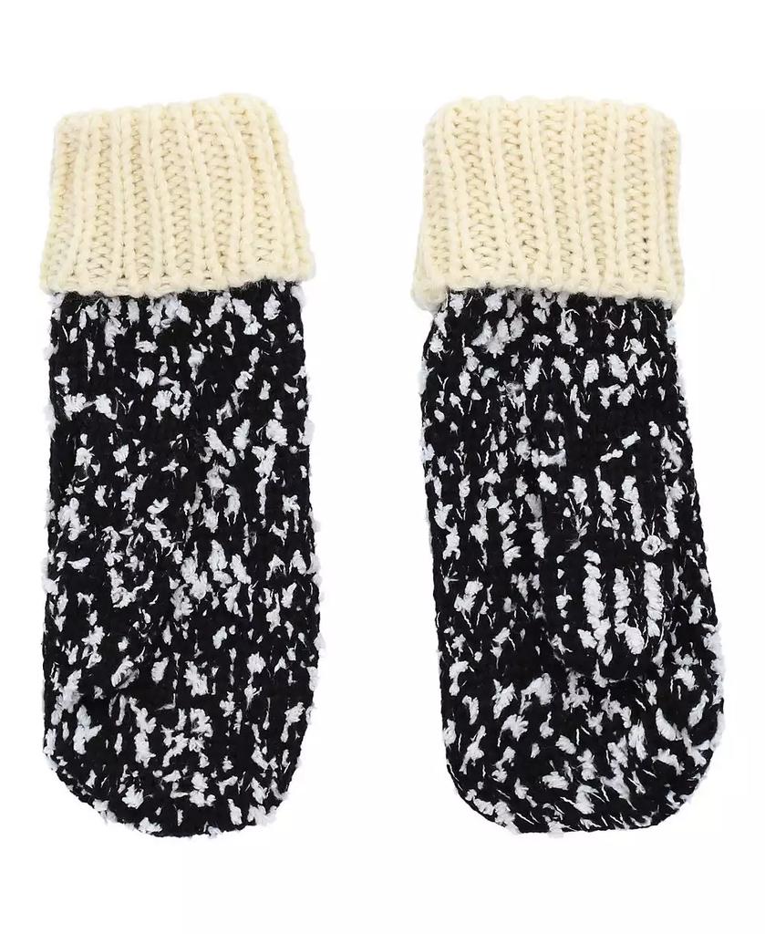 FOCO Men's Black Las Vegas Raiders Confetti Cream Mittens