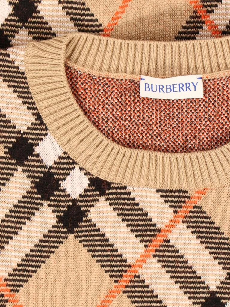 Burberry Burberry Nova Check Long-Sleeved Crewnecck Jumper 4