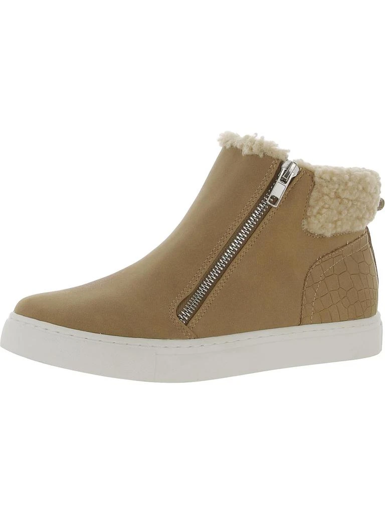 Dolce Vita Adelyne Womens Faux Leather Flat Ankle Boots 1
