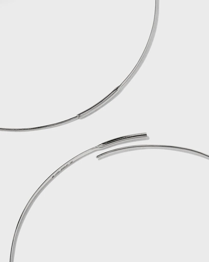 LANA Flat Magic 14K Gold Hoop Earrings 5