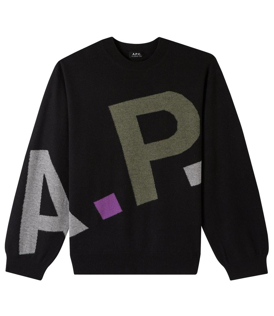 A.P.C. Logo All Over sweater