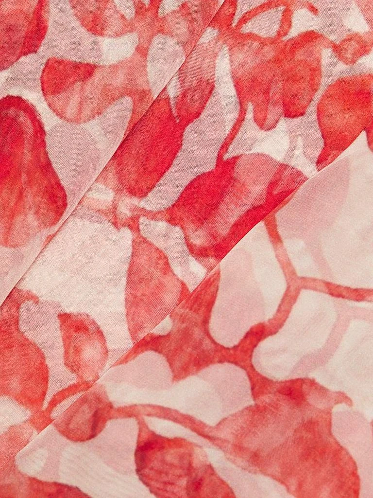 Chiara Boni Toru Floral Chiffon Off-The-Shoulder Top 7