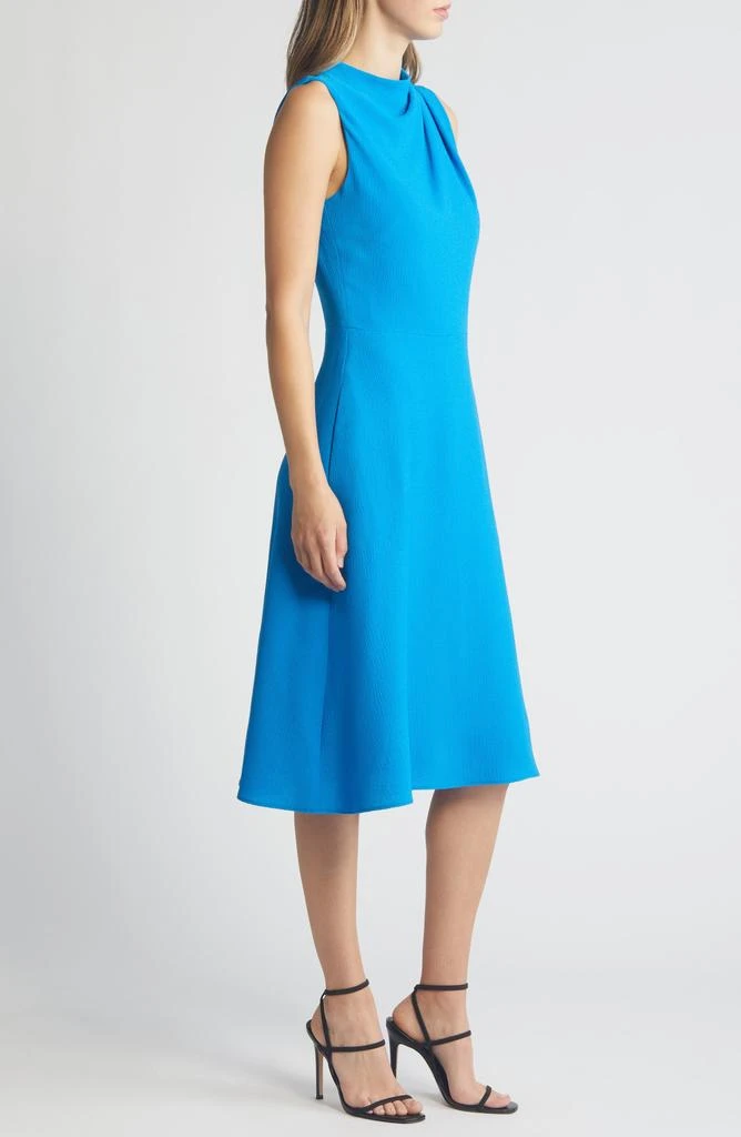Black Halo Corrine Funnel Neck Fit & Flare Dress 3