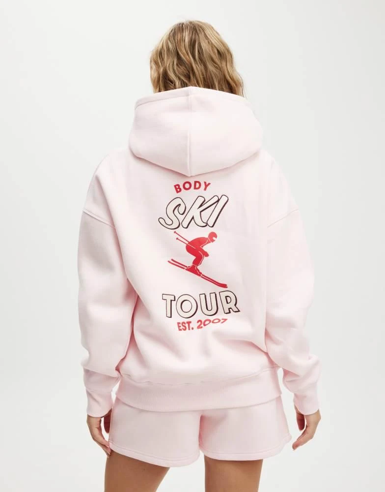 Cotton:On Cotton On Plush premium graphic hoodie in pink 2