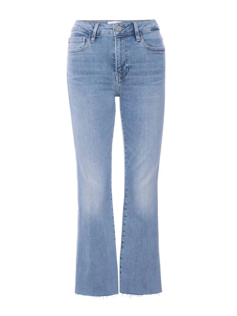 FRAME Le Crop Mini Boot Step Fray Jeans In Colorado 3