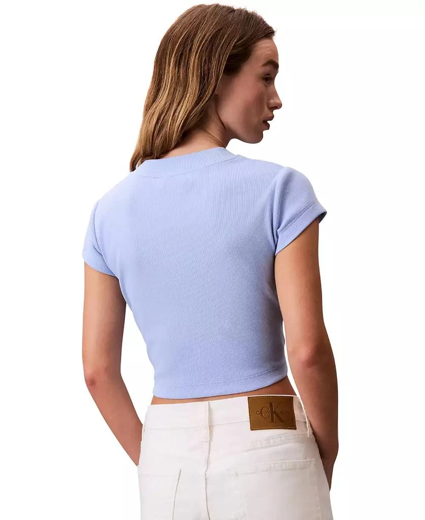 Calvin Klein Women's Monogram Logo Baby T-Shirt 5