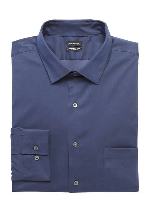 Dusty Blue Van Heusen Flex Collar Slim Fit Shop Big Tall Ultra