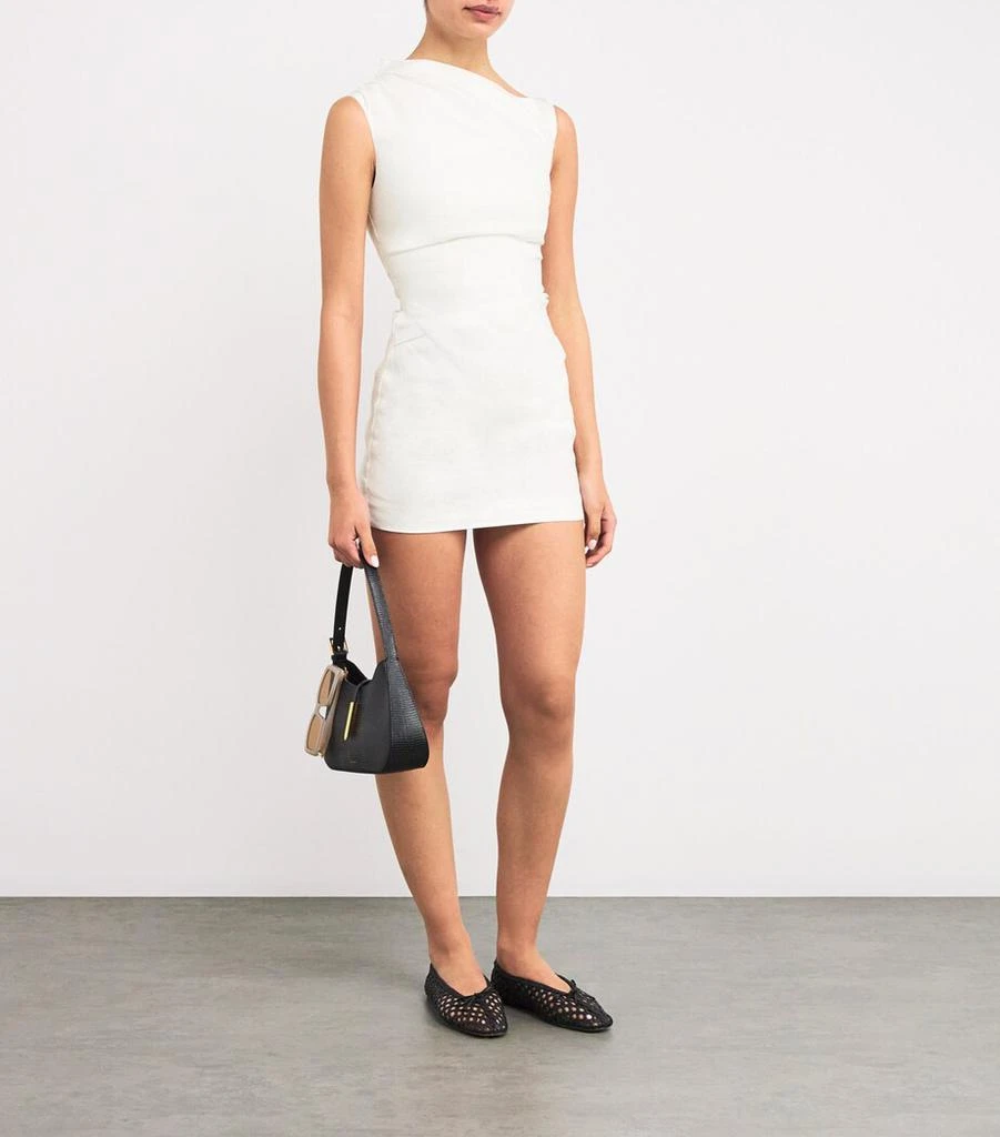 SIR. Linen Tamara Asymmetric Mini Dress - Dresses & Skirts - BeyondStyle
